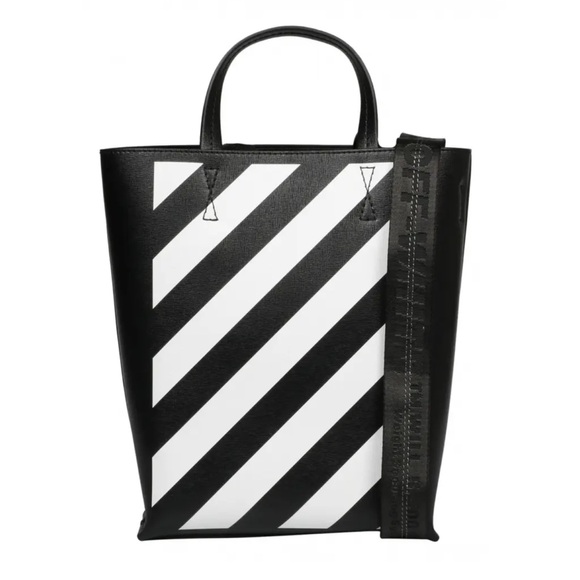 Off-White Handbags - Off-White Diagonal Stripe Tote Bag